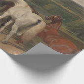 Papier Cadeau Exercice des chevaux royaux (art équin) (Coin)