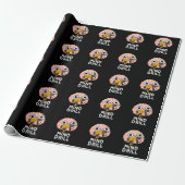 Papier Cadeau Exercice mental Funny Brain Tool Pun Dark BG (Déroulé)