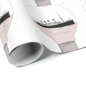 Papier Cadeau Expédier dans une ampoule (Coin rond)