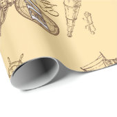 Papier Cadeau Expédition Explorer (Coin rond)