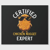 Papier Cadeau Expert certifié en nugget de poulet (Plat)