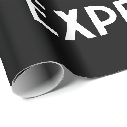 Papier Cadeau Expert certifié en nugget de poulet (Coin rond)