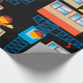 Papier Cadeau Exploitant De Grue Et Travailleur De Construction