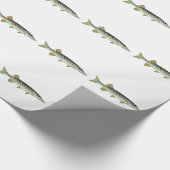 Papier Cadeau Exploitation de pisciculture minuscule d'art de (Coin)