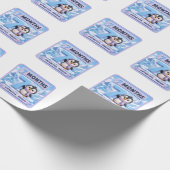 Papier Cadeau Explorateur de jalons bébé de 7 mois (Coin)