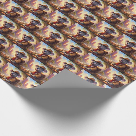 Papier Cadeau Explorateur Koala (Coin)