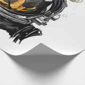 Papier Cadeau Exploration spatiale de l'astronaute de chien Rott (Coin)