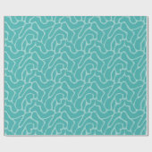 Papier Cadeau Explore Seamless Turquoise Patterns  (Plat)