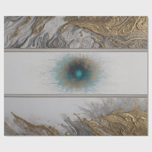 Papier Cadeau Exploring Abstracts (Plat)