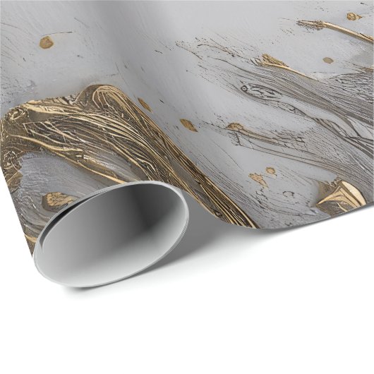 Papier Cadeau Exploring Abstracts (Coin rond)