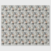 Papier Cadeau Explosion Cosmique Abstraite (Plat)