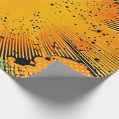 Papier Cadeau Explosion d'art pop de style comique (8) (Coin)