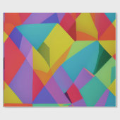 Papier Cadeau Explosion de couleur (Plat)