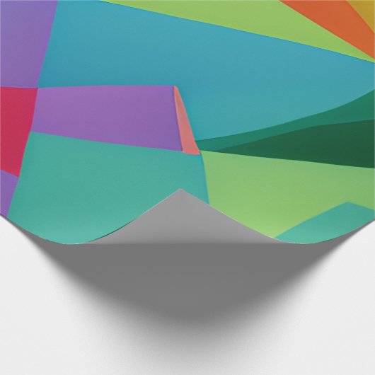 Papier Cadeau Explosion de couleur (Coin)