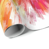 Papier Cadeau Explosion de couleur arc-en-ciel (Coin rond)