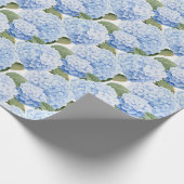 Papier Cadeau Explosion de Fleur Bleue (Coin)