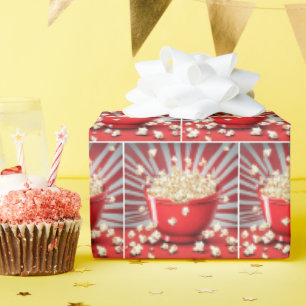 Papier Cadeau Explosion de Popcorn Bowl