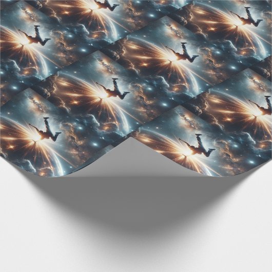 Papier Cadeau Explosion de rupture galactique dans l'espace prof (Coin)