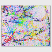 Papier Cadeau Explosion des couleurs (Plat)