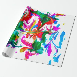 Papier Cadeau Explosion des couleurs
