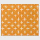 Papier Cadeau Explosions Atomiques de Style Milieu de Siècle sur (Plat)