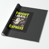 Papier Cadeau Express Courrier d'Effroi d'Halloween (Déroulé)