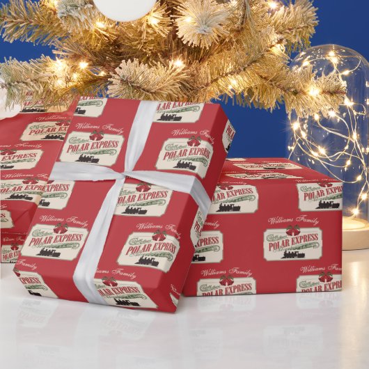 Papier Cadeau Express Polaire Voyage Aventure Croire En Noël (Vacances)
