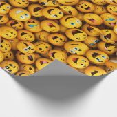 Papier Cadeau Express vous-même : Emoji Style Design" (Coin)