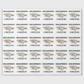 Papier Cadeau Expression du gène par partie de la vie (Plat)