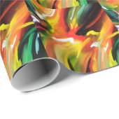 Papier Cadeau Expressionism (Coin rond)