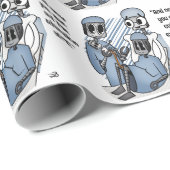 Papier Cadeau Extension Cord Baby (Coin rond)