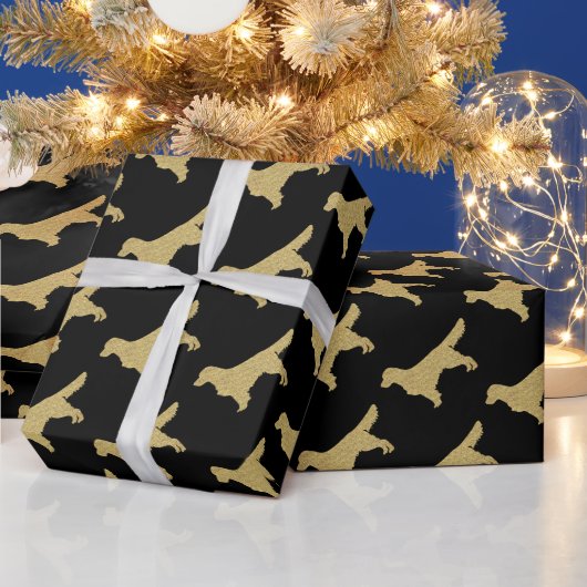 Papier Cadeau Extrait d'or | Papier d'enveloppement de parties s (Vacances)