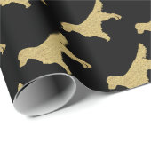 Papier Cadeau Extrait d'or | Papier d'enveloppement de parties s (Coin rond)