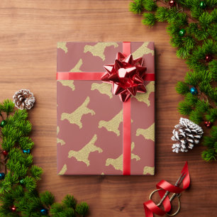 Papier Cadeau Extrait d'or   parties scintillant or