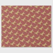 Papier Cadeau Extrait d'or | parties scintillant or (Plat)