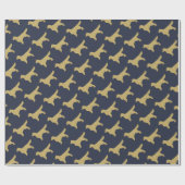 Papier Cadeau Extrait d'or | parties scintillant or (Plat)