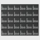 Papier Cadeau Extraordinaire de sage-femme (Plat)