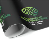 Papier Cadeau Extraordinarily Unique & United Cerebral Palsy  (Coin rond)