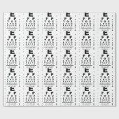 Papier Cadeau Eye Test (Plat)