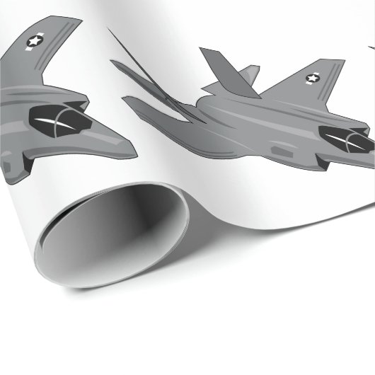 PAPIER CADEAU F-35 (Coin rond)