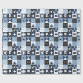 Papier Cadeau F-35 et 355FS Falcon Carrés de vacances (Plat)