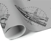 Papier Cadeau F-4 Phantom II (Coin rond)