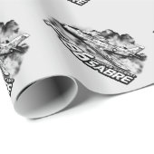 Papier Cadeau F-86 Sabre (Coin rond)