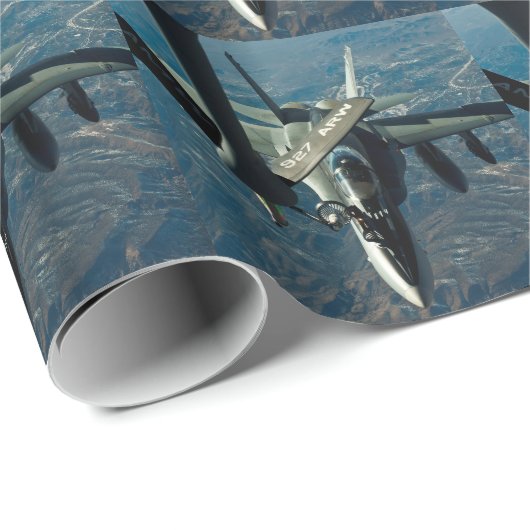 Papier Cadeau F/A 18 ravitaillement (Coin rond)