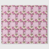 Papier Cadeau Fa botanique de Noël moderne La La (Plat)