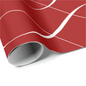 Papier Cadeau Fa la la - Calligraphie de Noël - Deck the Halls (Coin rond)