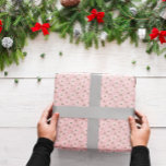Papier Cadeau Fa La La Festive Holly Christmas<br><div class="desc">Festif saint avec fa la géomtricablement arrangé</div>