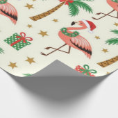 Papier Cadeau Fa-La-La-Flamant (Coin)