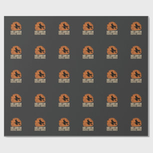 Papier Cadeau Fabricant de baseball Halloween Graphique de sorci
