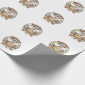Papier Cadeau Fabrication de biscuits Pétrissage Chat Fabricatio (Coin)